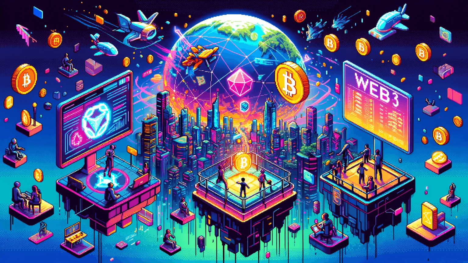 The internet has undergone several major evolutions, from the static web of the 1990s (Web1) to the interactive, centralized platforms of today (Web2). The next phase, Web3, promises to redefine how we interact online by leveraging blockchain technology to create a decentralized, user-driven internet. In this blog, we’ll explore what Web3 is, how blockchain technology is driving its development, and the implications it has for industries and users alike.